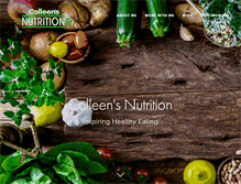 Tablet Screenshot of colleensnutrition.com